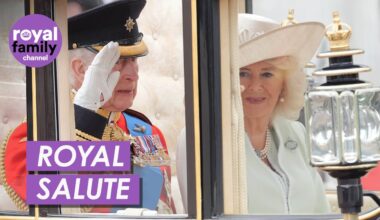 King and Queen Look Joyous at Spectacular Birthday Parade