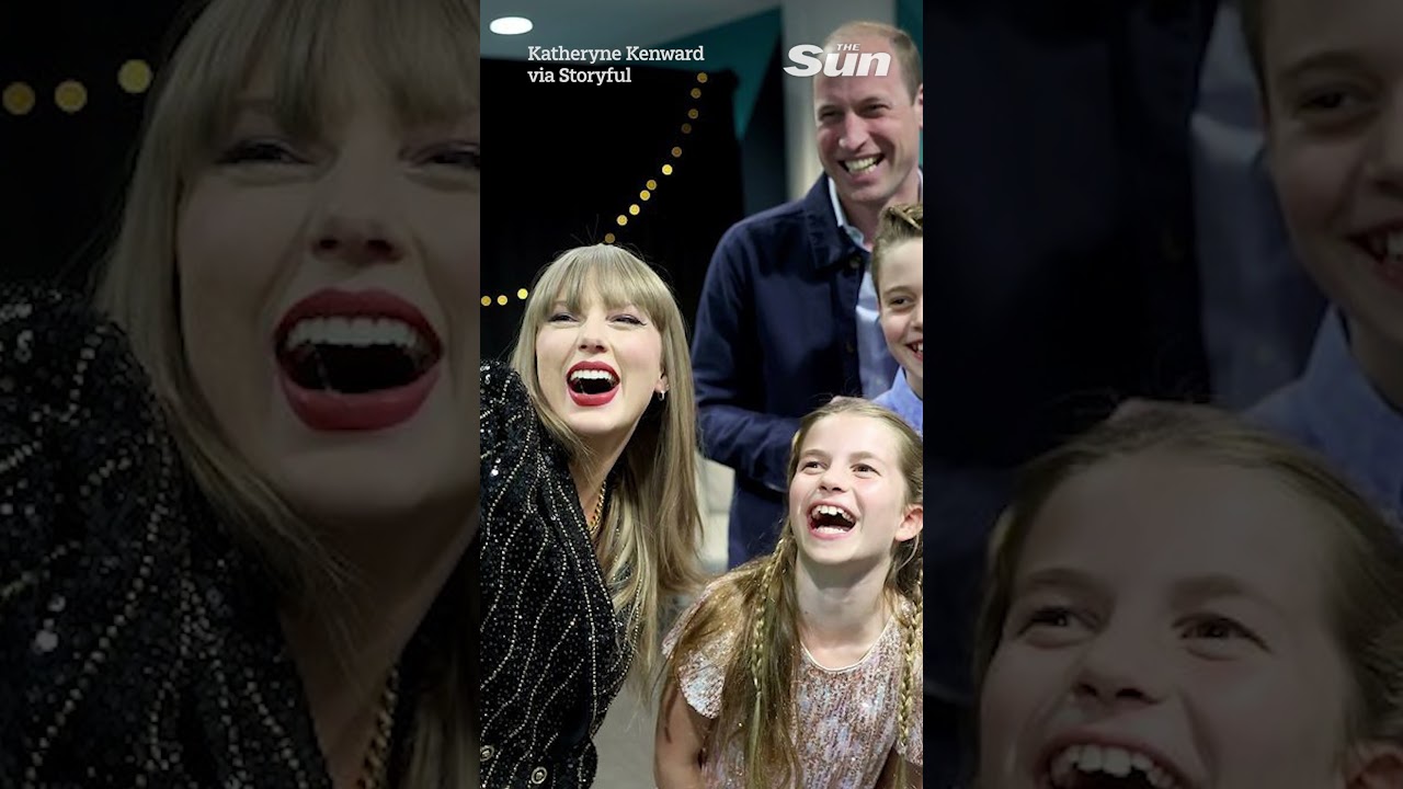 Prince William shows off his best dad dancing as he goes wild to Taylor Swift during Wembley gig