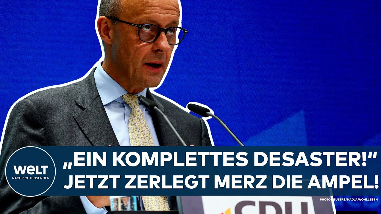 FRIEDRICH MERZ: Europawahl? "Ein komplettes Desaster!" CDU-Chef rechnet knallhart mit der Ampel ab