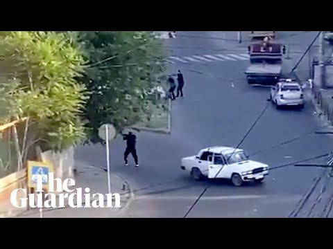 Gunmen carry out deadly attack in simultaneous shootings in Russia's Dagestan