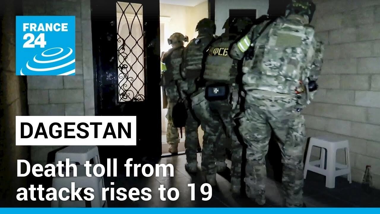 More than 15 policemen, several civilians killed by gunmen in Russia's southern Dagestan region