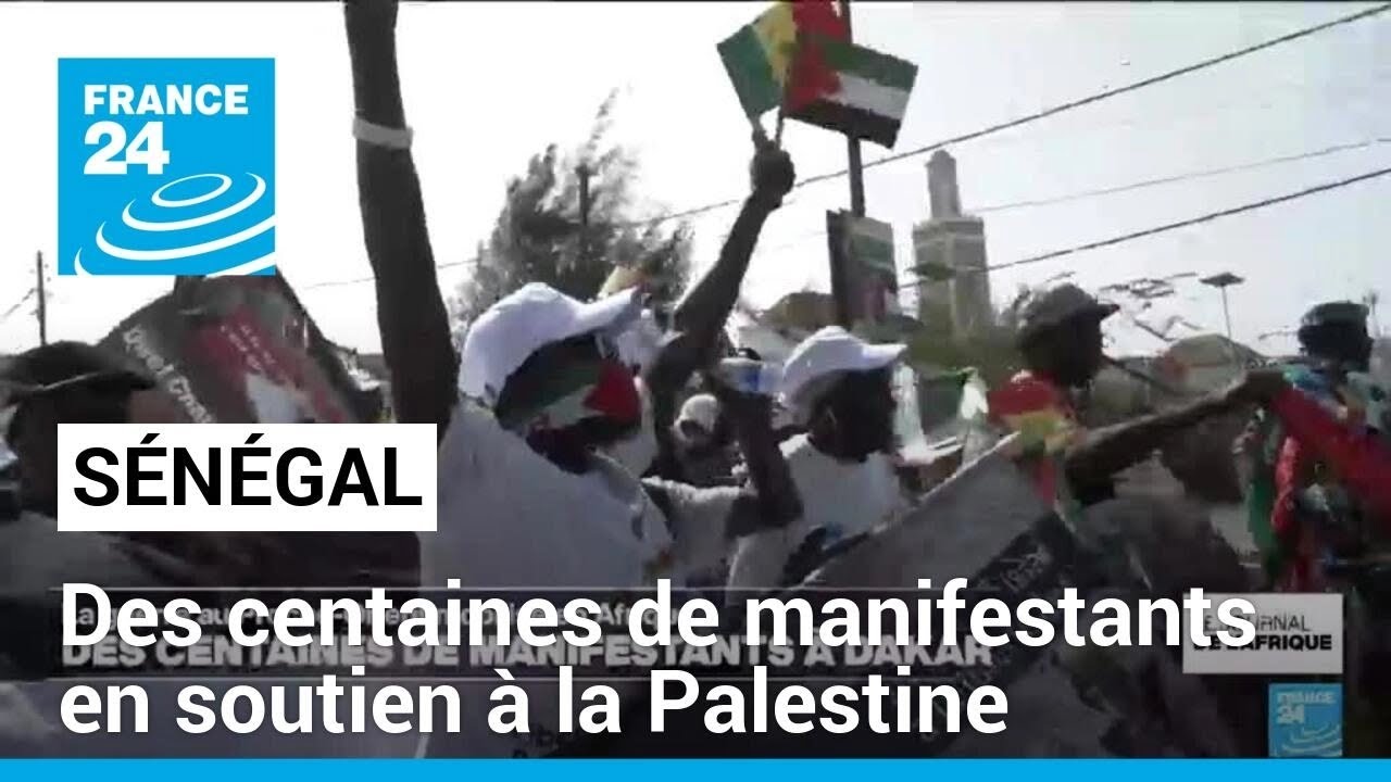 À Dakar, des centaines de manifestants en soutien à la Palestine • FRANCE 24