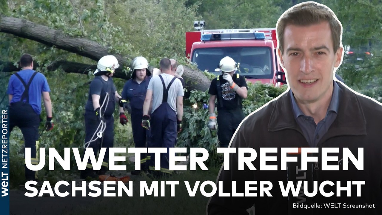 UNWETTER ÜBER DEUTSCHLAND: Schwere Gewitter und Hagelstürme toben sich aus | WELT News