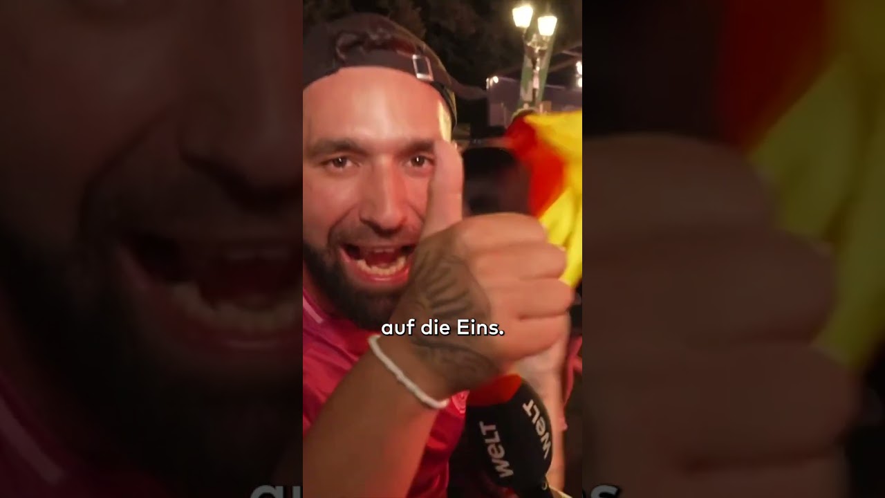 EM 2024: "Füllkrug hat uns den Arsch gerettet!" Fanmeile bebt - Ekstase in Berlin I WELT #shorts