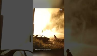 Gas station explodes near Armenian capital | DW News
