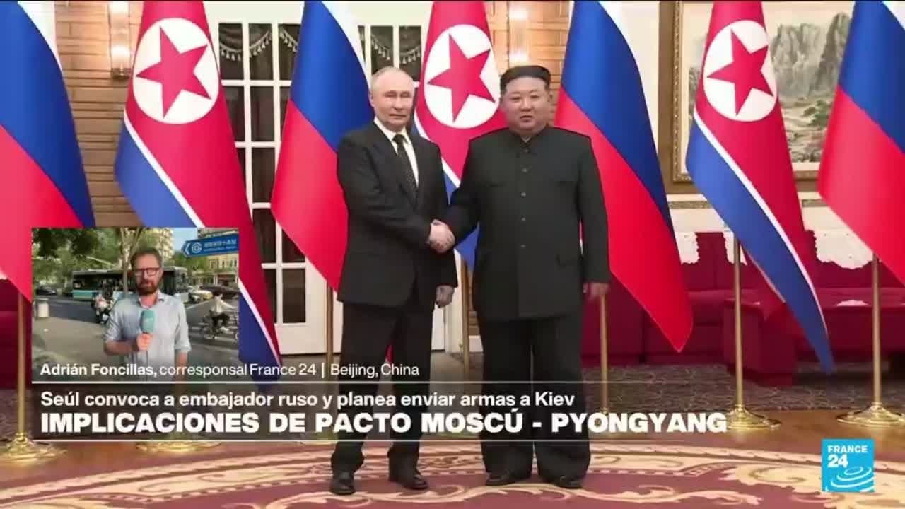 Informe desde Beijing: Seúl reacciona al pacto de mutua defensa entre Moscú y Pyongyang