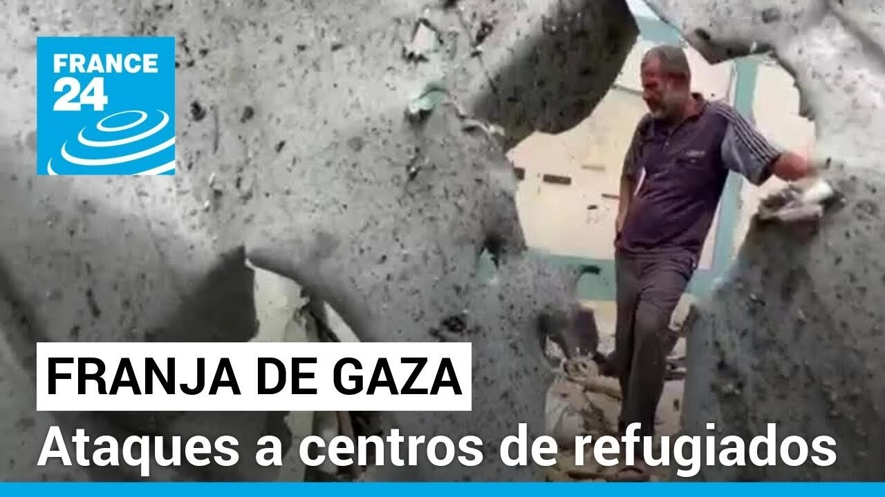 Israel niega ataques a campos de refugiados en Gaza donde no parece que exista un solo lugar seguro