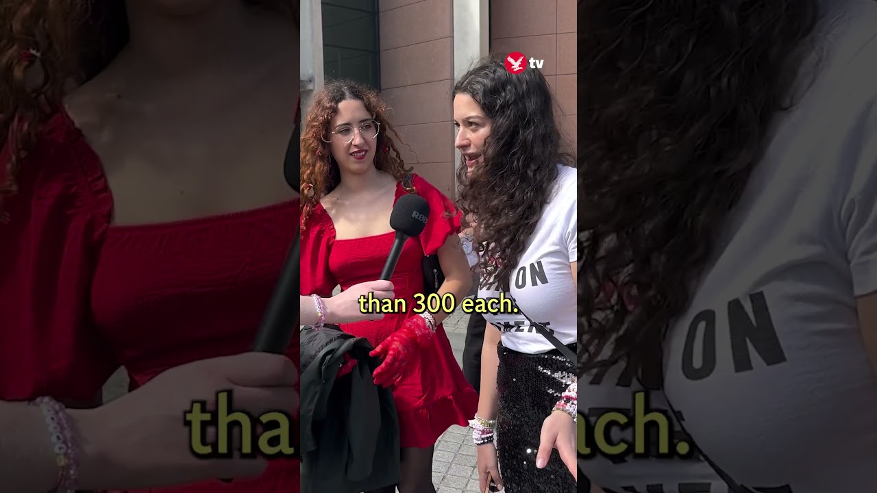 Swifties reveal how much they spent on London concert tickets #shorts #taylorswift