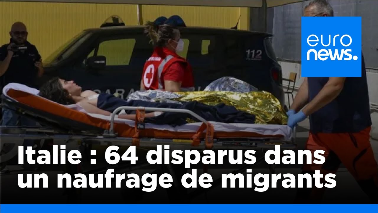 Naufrage d'un bateau de migrants : 64 personnes portées disparues au large de l'Italie | euronews 🇫🇷
