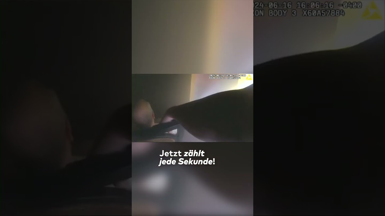 USA: Dieser Polizist ist ein Held! Hier rettet er Menschen aus einem brennenden Haus I WELT #shorts