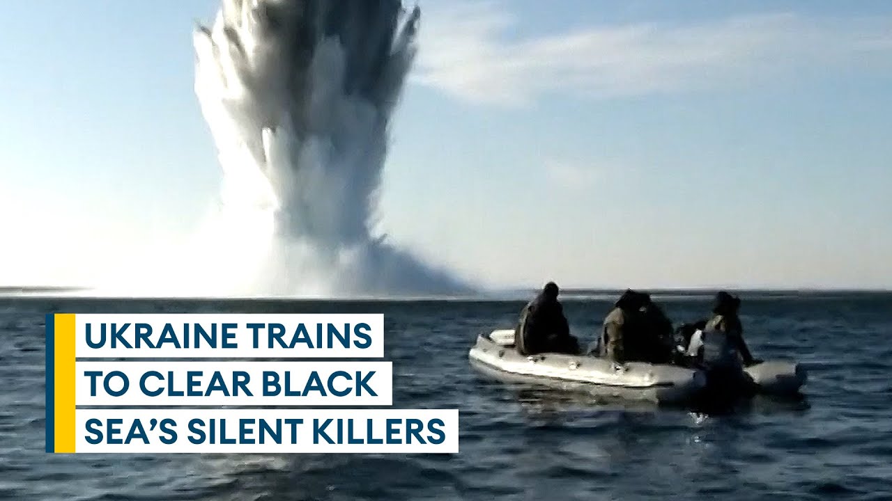 Royal Navy prepares Ukrainians to clear Black Sea of Russian mines