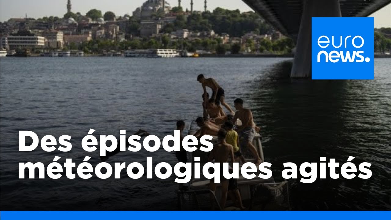La Bulgarie et la Roumanie connaissent des épisodes météorologiques agités | euronews 🇫🇷
