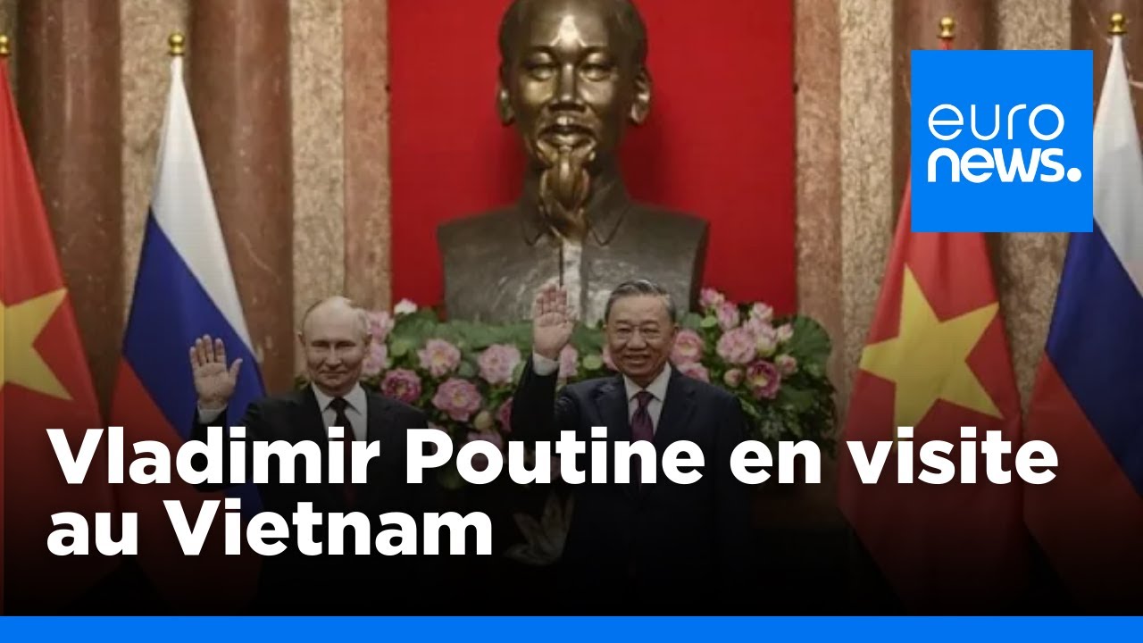 Vladimir Poutine en visite au Viêt Nam | euronews 🇫🇷