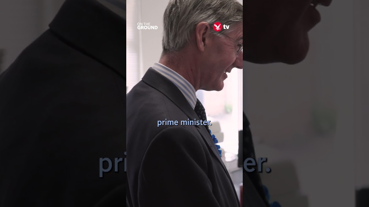 Following Jacob Rees-Mogg on his Tory campaign trail #news #politics #shorts
