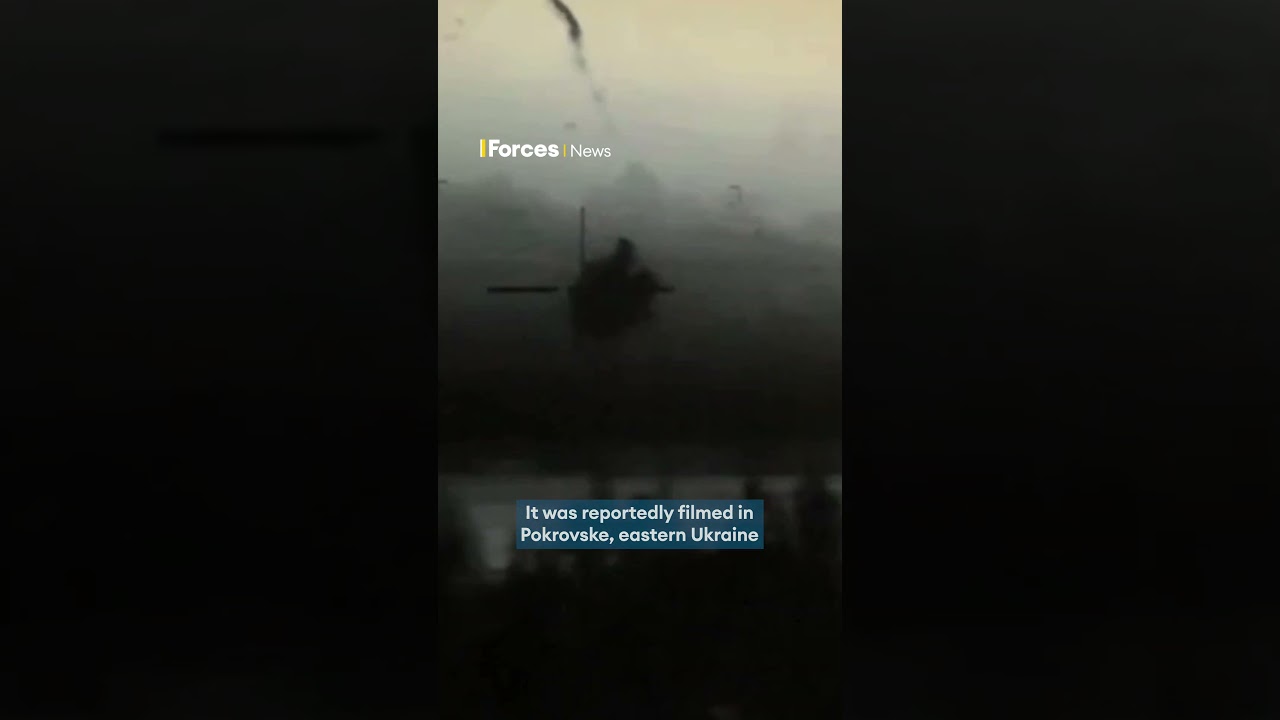 Ukrainian Bradley infantry fighting vehicle shoots down Russian drone