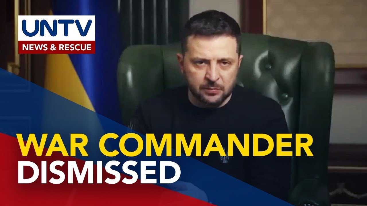 Pres. Zelenskyy announces dismissal of Ukraine’s commander of Joint Forces