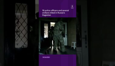 19 police officers and several civilians killed in Russia's Dagestan