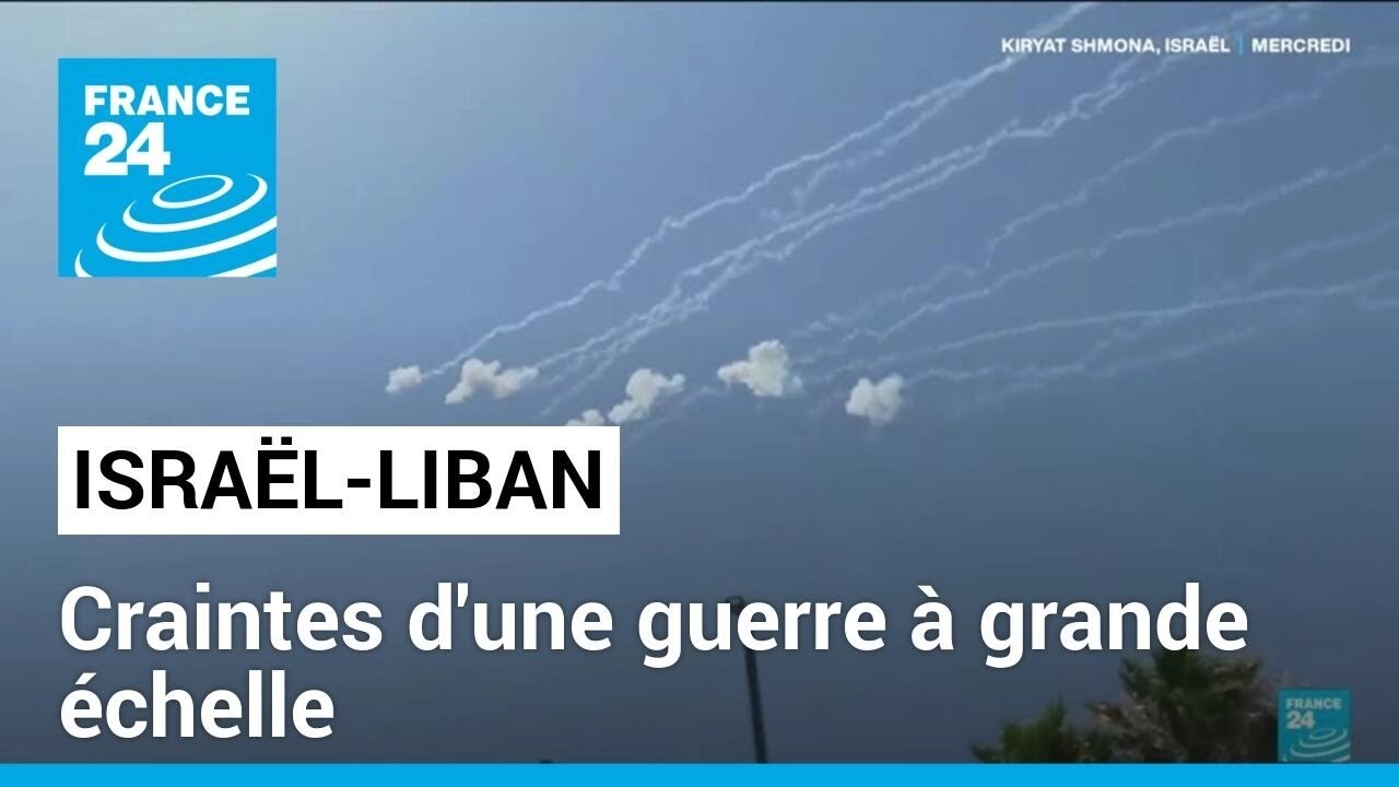 Tirs à la frontière israélo-libanaise, craintes d'une guerre à grande échelle • FRANCE 24