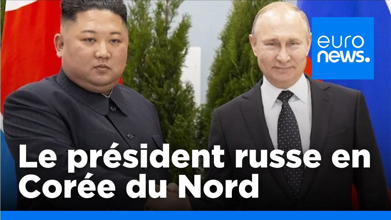 Vladimir Poutine attendu en Corée du Nord | euronews 🇫🇷