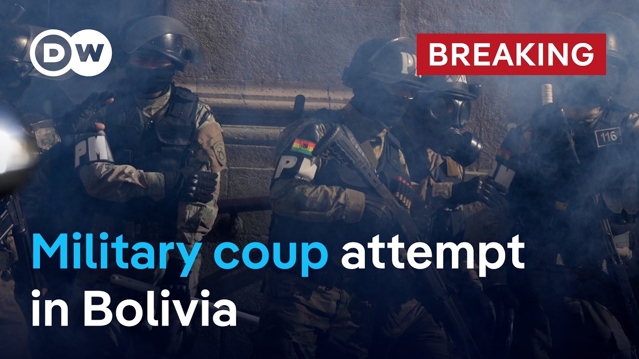 Military coup attempt in Bolivia – President Arce warns of 'irregular' military action | DW News