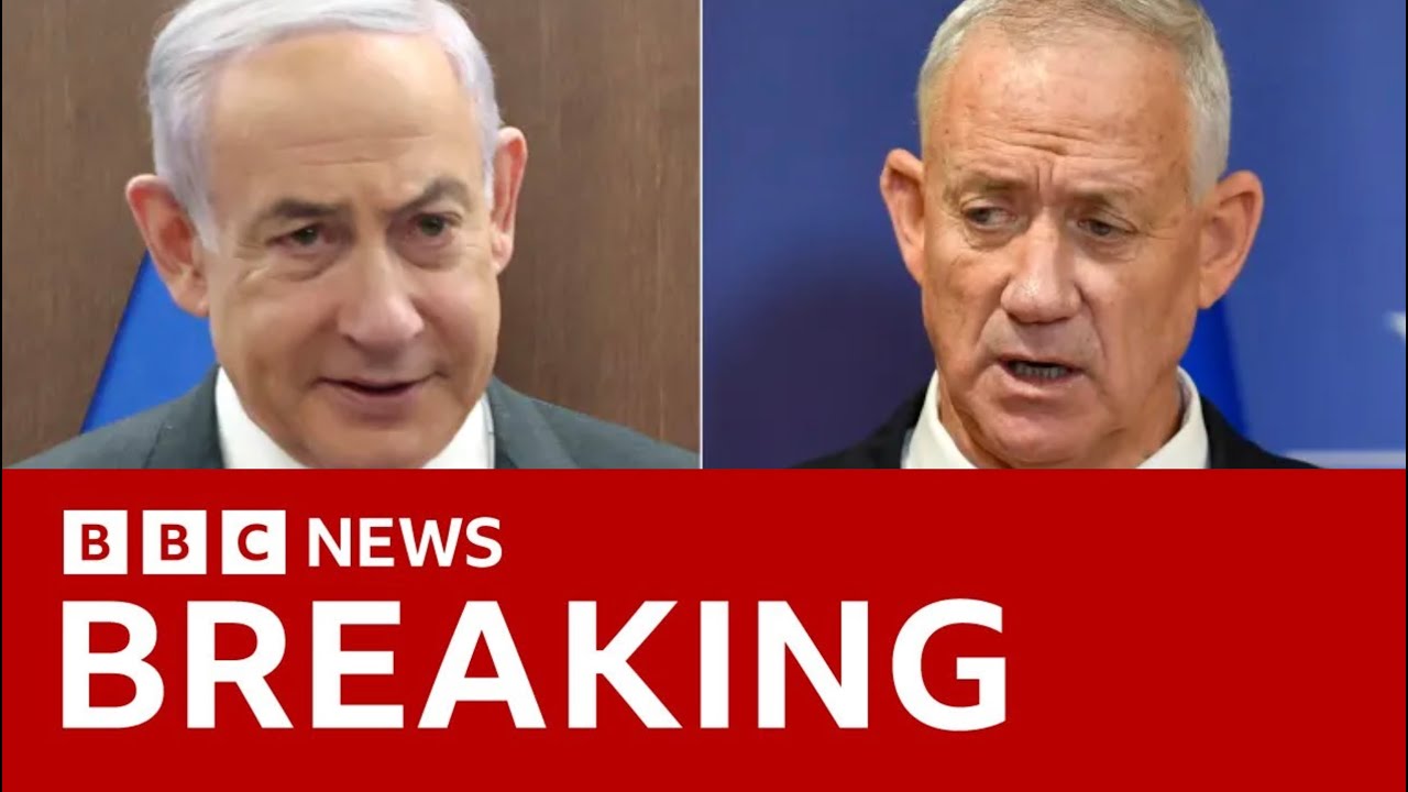 Israeli minister Benny Gantz resigns from Netanyahu's war cabinet and calls for elections | BBC News