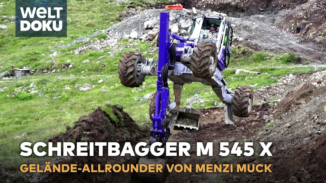 Der Schreitbagger M 545 X: Meister aller Gelände mit unglaublichen Fähigkeiten! | WELT HD Doku