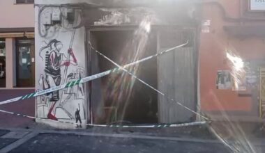 Arde la sede del Sindicato Tinerfeño de Inquilinas, acusan a Desokupa de incendiar el local