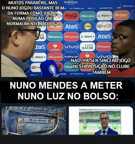 NUNO LUZ ANDA COM A CABEÇA NOUTRO PLANETA!!!