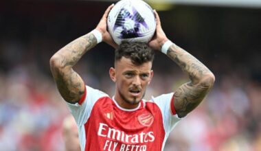 Arsenal aim dig at Gareth Southgate with post about England outcast Ben White