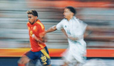 [Squawka] Lamine Yamal has completed more take-ons (7) than any other player so far at EURO 2024. Catch him if you can (you can't).