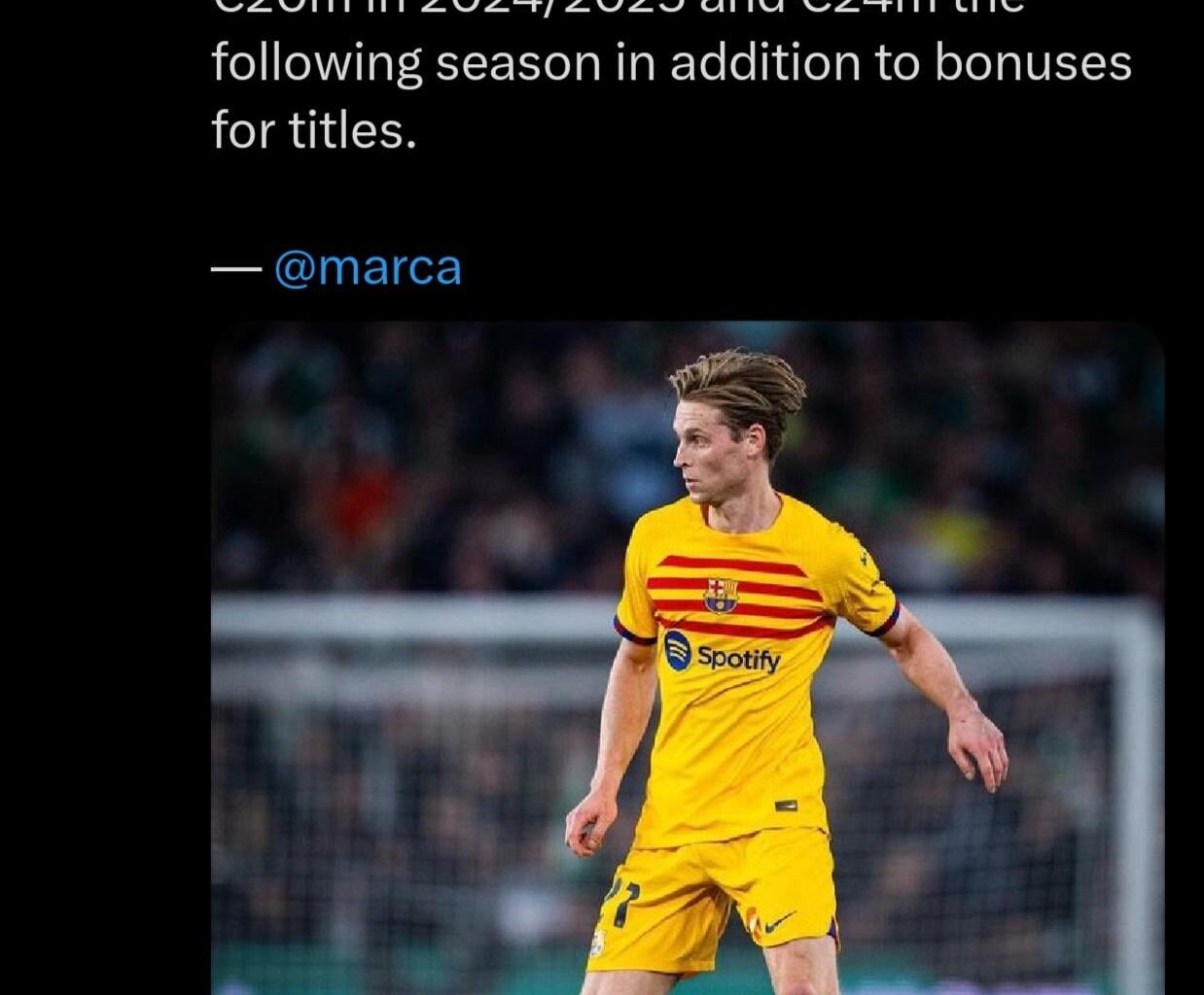 Barca should Frankie..
