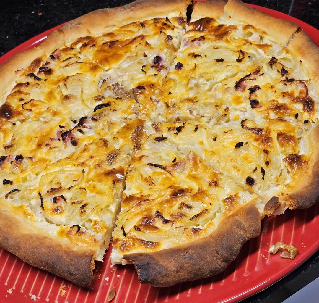 Onion tart Schaffhausen style ("Bölletünne")