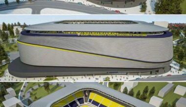 Fenerbahçe presidential candidate Aziz Yildirim new stadium design looks similar to our stadium.