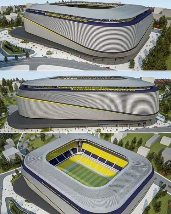 Fenerbahçe presidential candidate Aziz Yildirim new stadium design looks similar to our stadium.