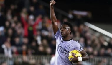 Three Valencia fans that hurled racist insults at Vinicius have been sentenced to 8 months in prison and have been expelled from the stadium for two years.