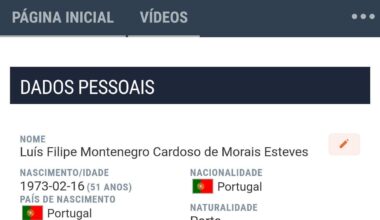 Camaradas, sabiam que o primeiro ministro tem página no zerozero?