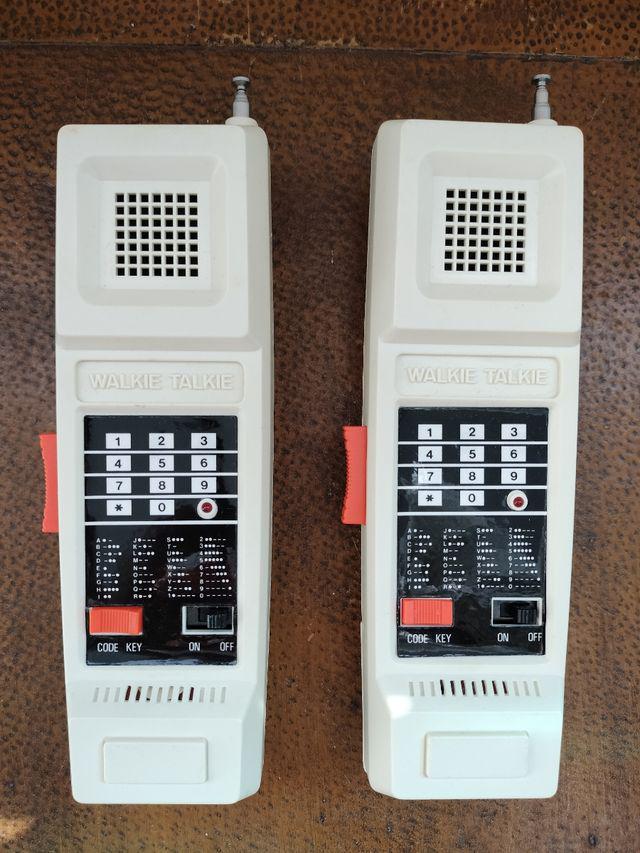 Did anyone else use to have these Walkie-talkies.