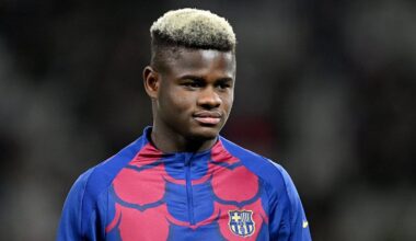 Arsenal enquire about £17m-rated Barcelona defender Mikayil Faye - with teenager also on the radar of Premier League rivals and European clubs