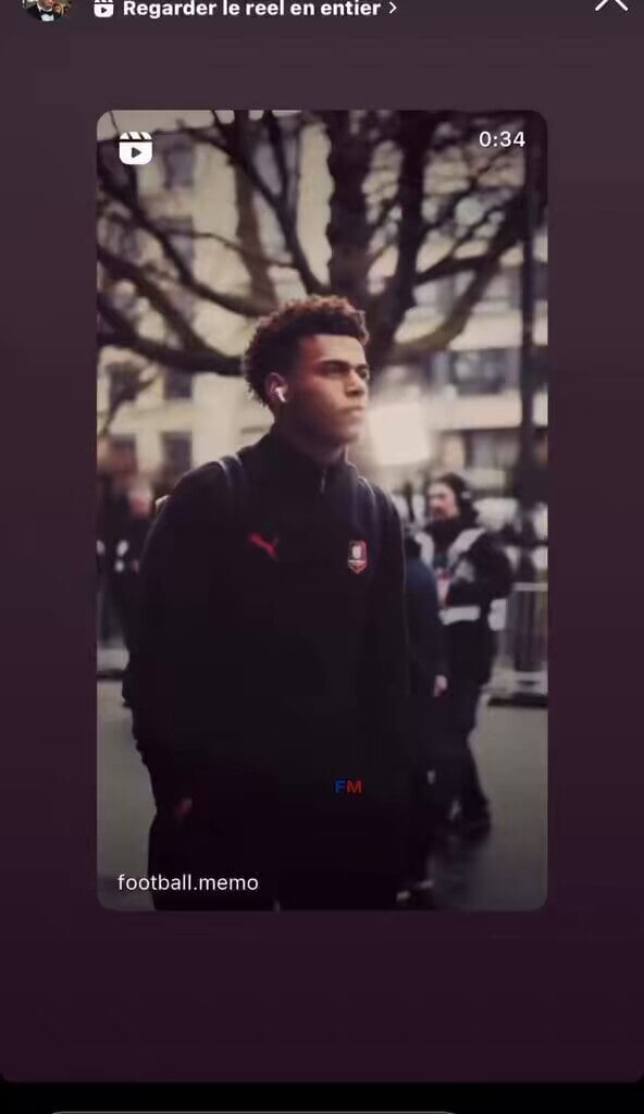 Desiré Doué insta story