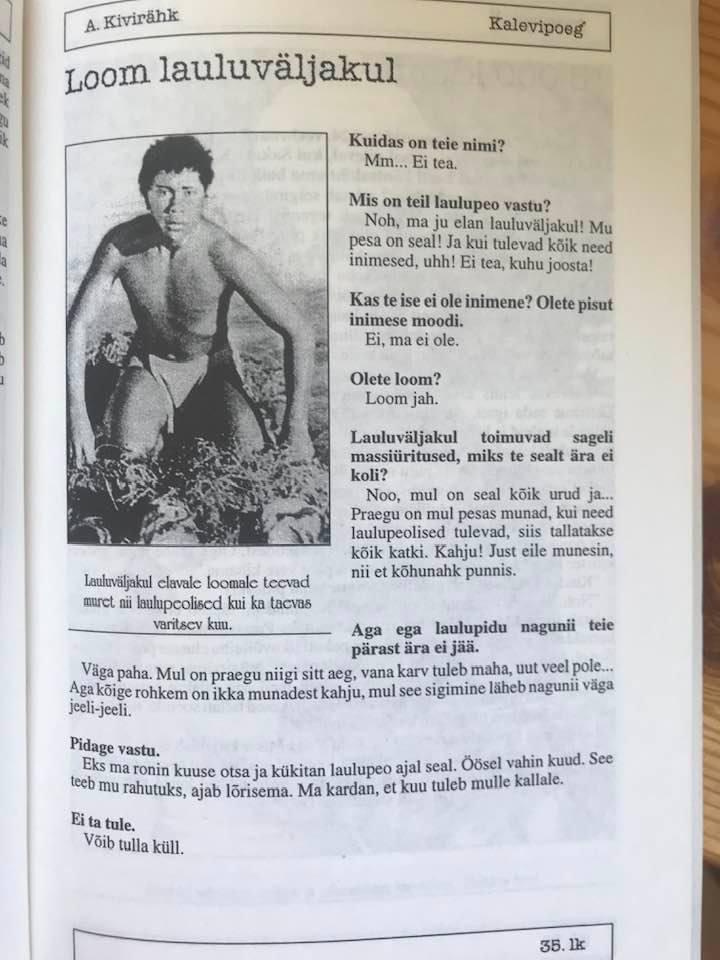 Loom lauluväljakul