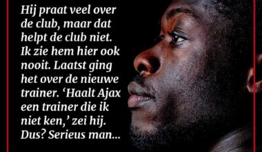 Brian Brobbey on Marco van Basten: “He talks a lot about Ajax, but that doesn’t help the club. I never see him here either. Recently he said about the new coach: “Ajax get a coach that I don’t know” So? Seriously man…”