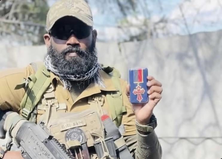 An ex Sri Lankan 2 CR SOF is commanding a 15 man unit in the Ukrainian Foreign legion.