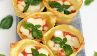 Lasagna Cupcakes
