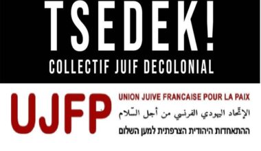L’Union Juive Française pour la Paix (UJFP) et TSEDEK! participent au Front Populaire