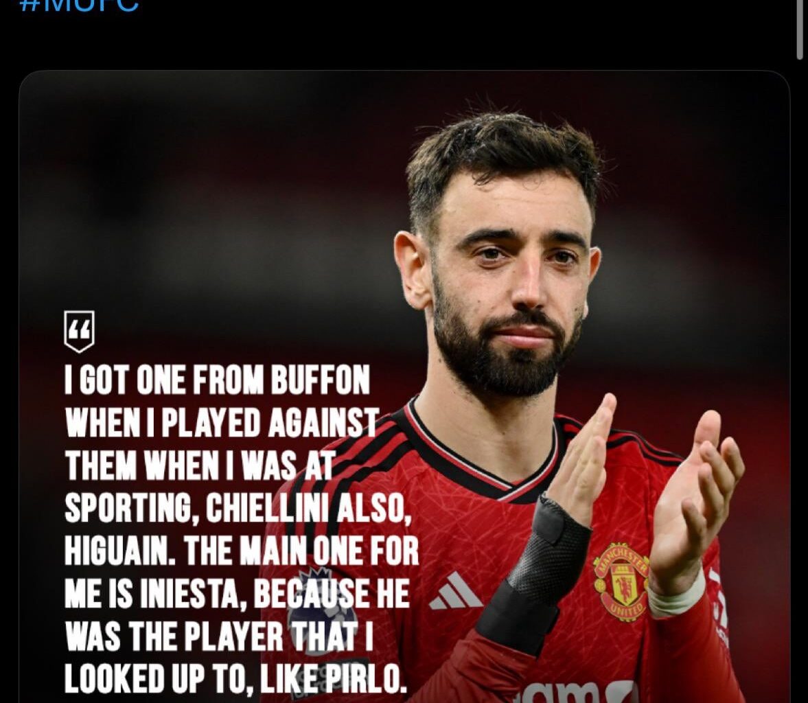 Bruno Fernandes showing Juve some love talking thru his kit collection