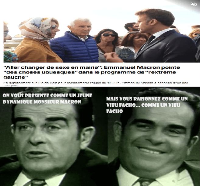 Le président des boomers transphobe.