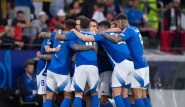 [OptaPaolo] 1 - Italy won their debut match in 4 consecutive editions among European Championship and World Cup for the first time in history. Group.  #EURo2024   #ITAALB
