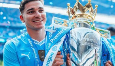 [Fabrizio Romano] Several clubs have approached Julián Álvarez, not only Atlético Madrid but also Paris Saint-Germain showing interest. No proposals or negotiations yet but several clubs keen, also from England. Man City want to keep Julián, talks with his camp will follow about that.