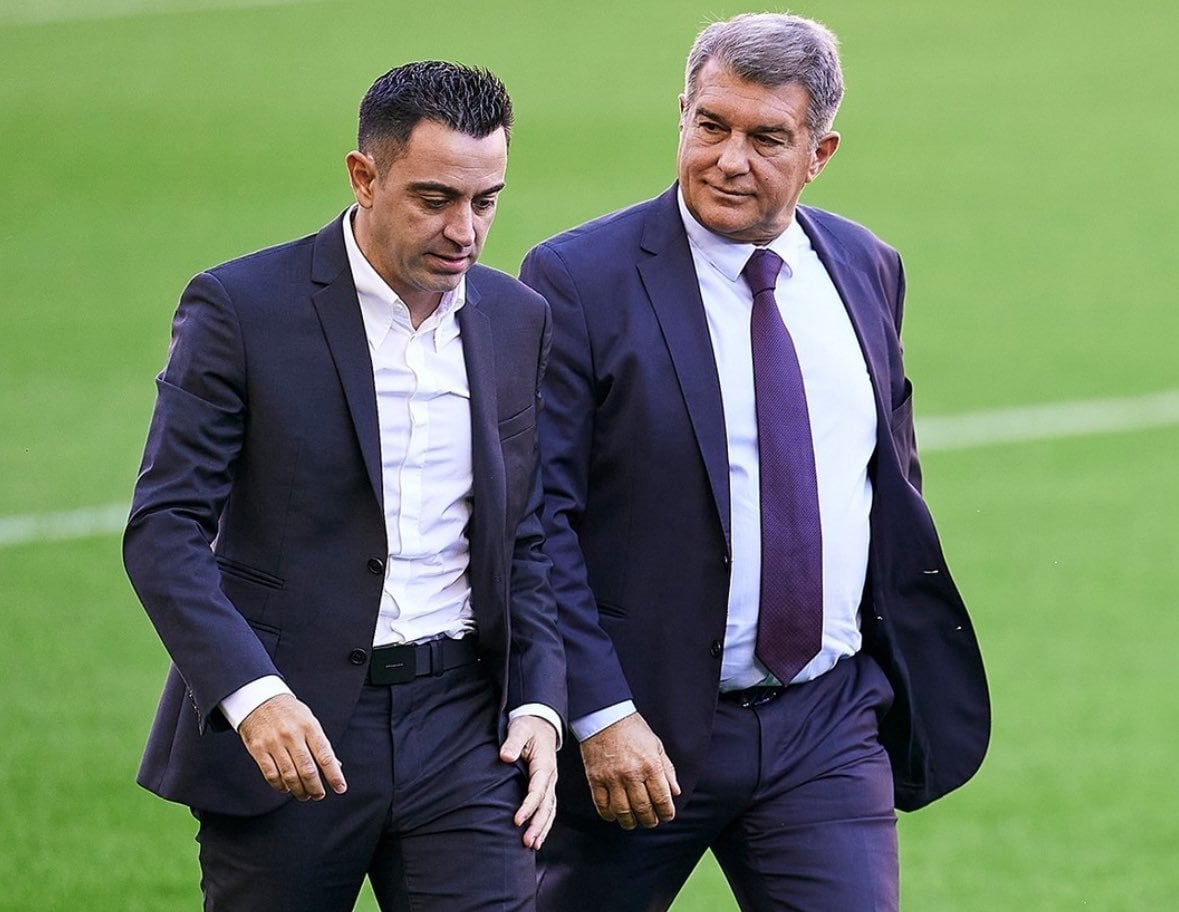 Laporta: “Xavi told me that he trusted this team, but then some of his statements looked like he changed his speech”. “It caused me to rethink… and I had the feeling that I had to do a change, also with the same feeling shared with the board”.