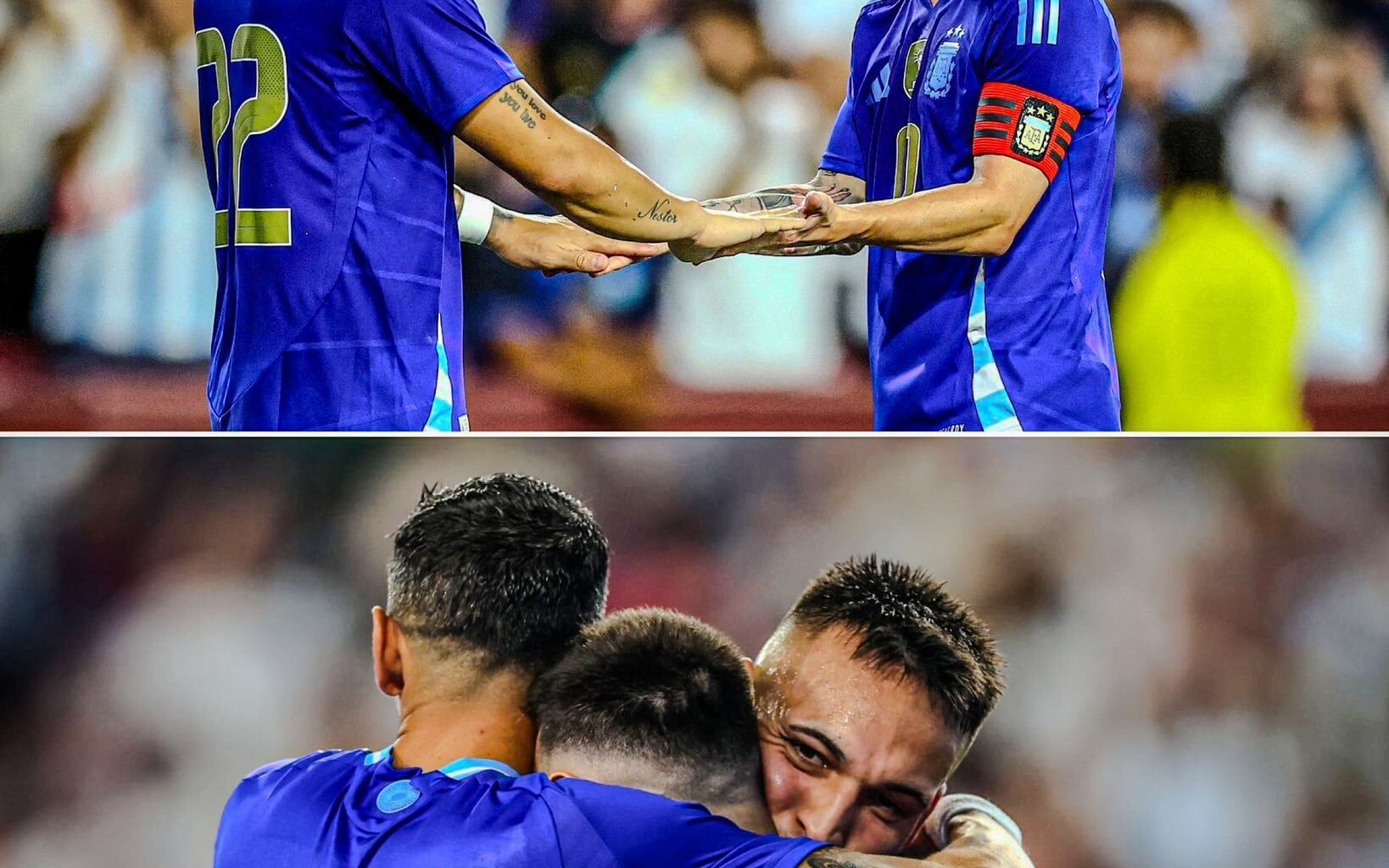 Lautaro Martínez on the penalty Messi let him take:  “I looked at him, and he gave it to me. I thanked him, and I thank him publicly as well. It’s a gesture from a GREAT, a gentleman both on and off the field. This is very important to me.” @gastonedul
